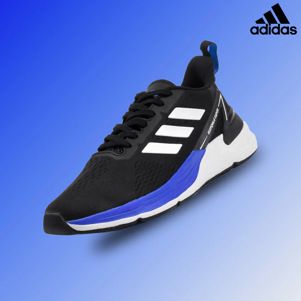 Adidas Response Trainers Navy/White FX4837G - Image 6