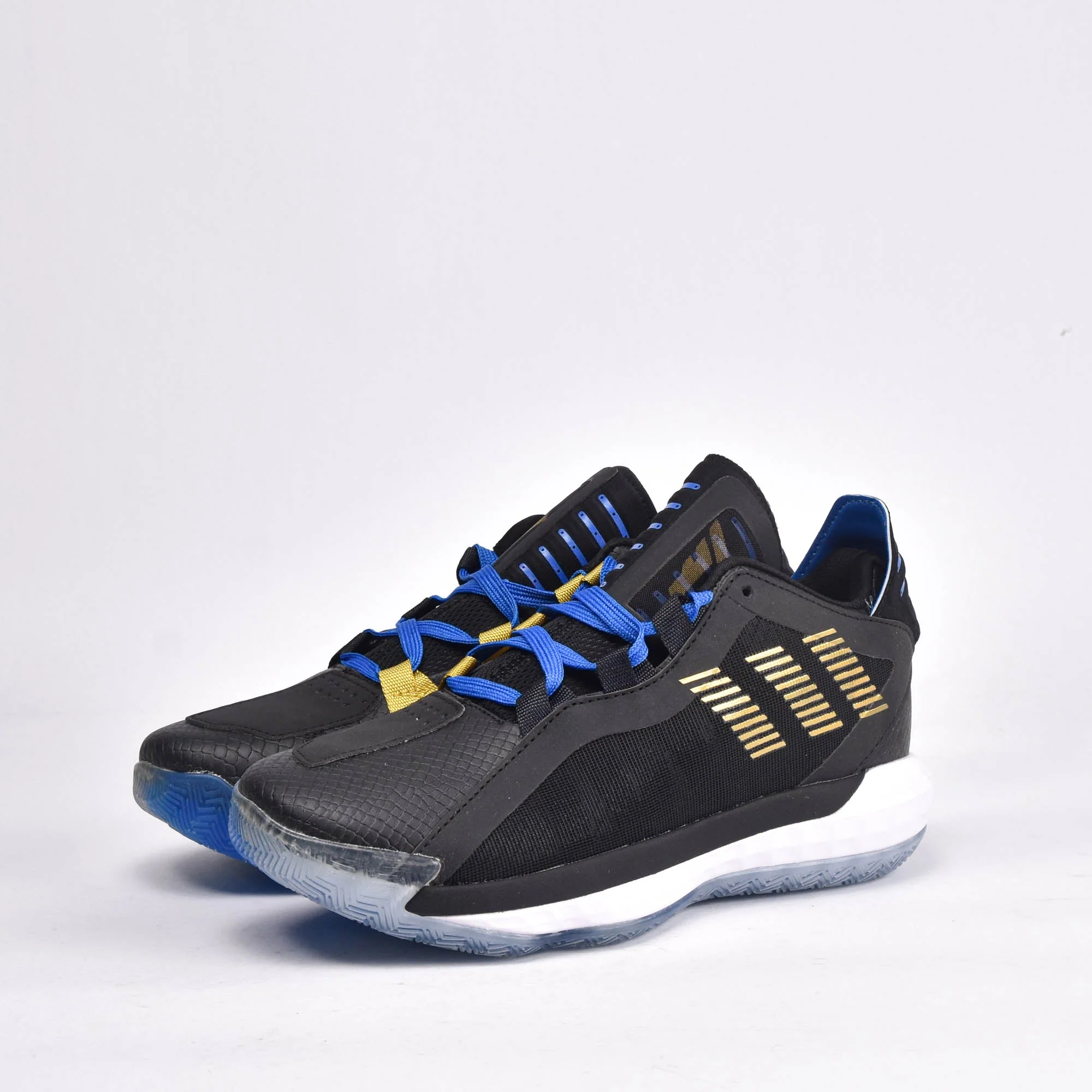 Adidas Dame 6 Stone Cold Damian Lillard Austin 3:16 Black Blue Mens FV4214SG - Image 4