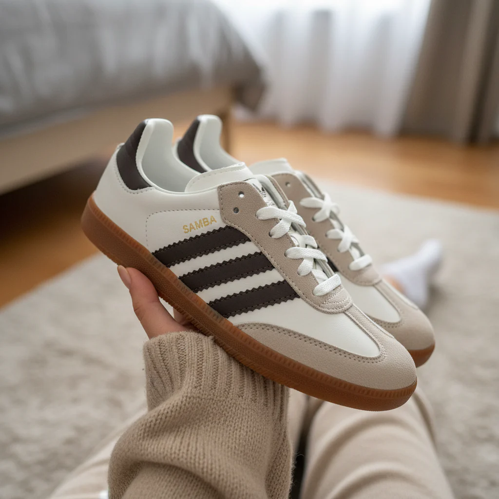 Adidas Samba OG Cream White Preloved Brown - Image 4