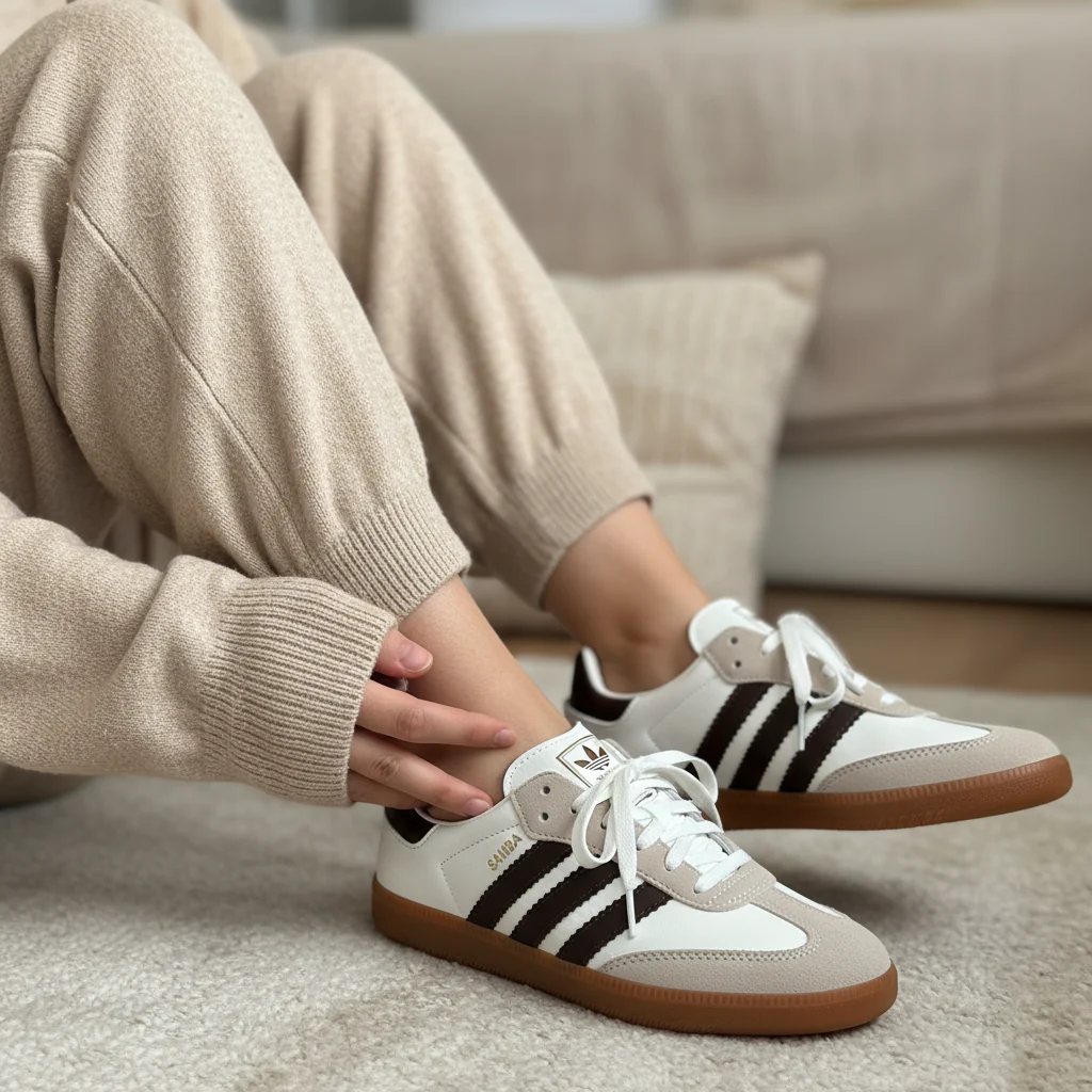 Adidas Samba OG Cream White Preloved Brown - Image 7