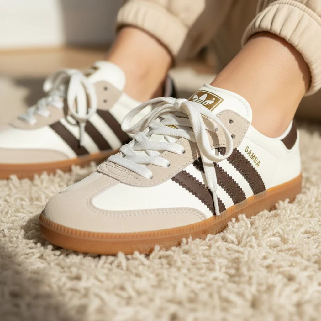 Adidas Samba OG Cream White Preloved Brown - Image 9