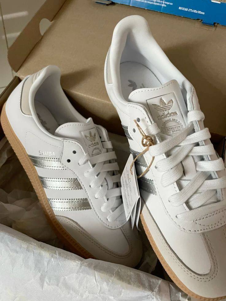 Adidas Samba OG Silver (femme) - Image 3