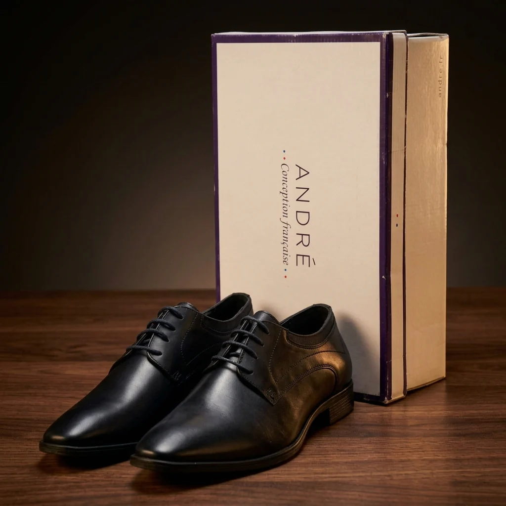 ANDRÉ CHAUSSURE CLASSIQUE HOMME CARIOUX NOIR - Image 2
