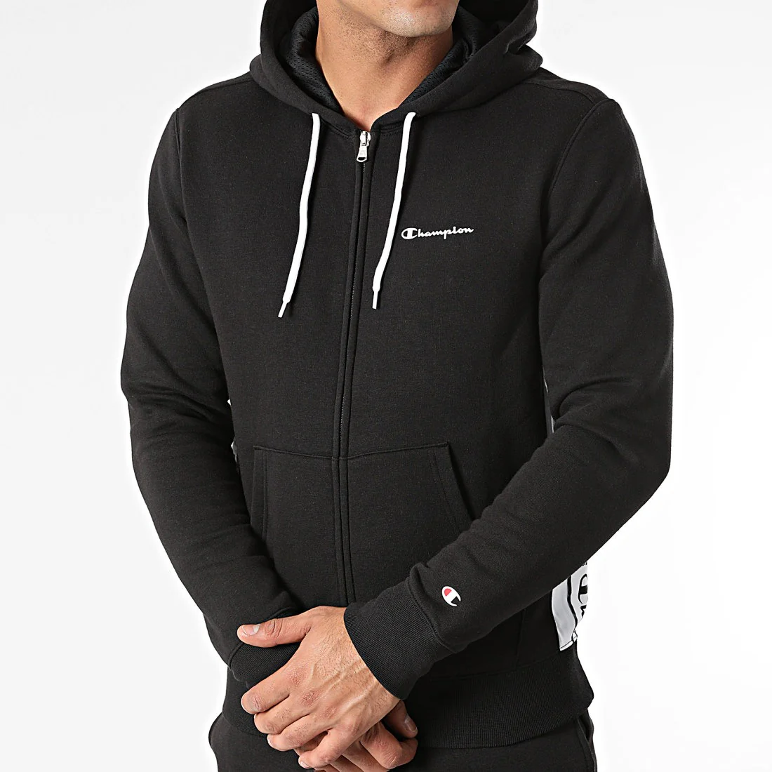 CHAMPION - Hooded Full Zip NBK/NBK/NB - Image 7
