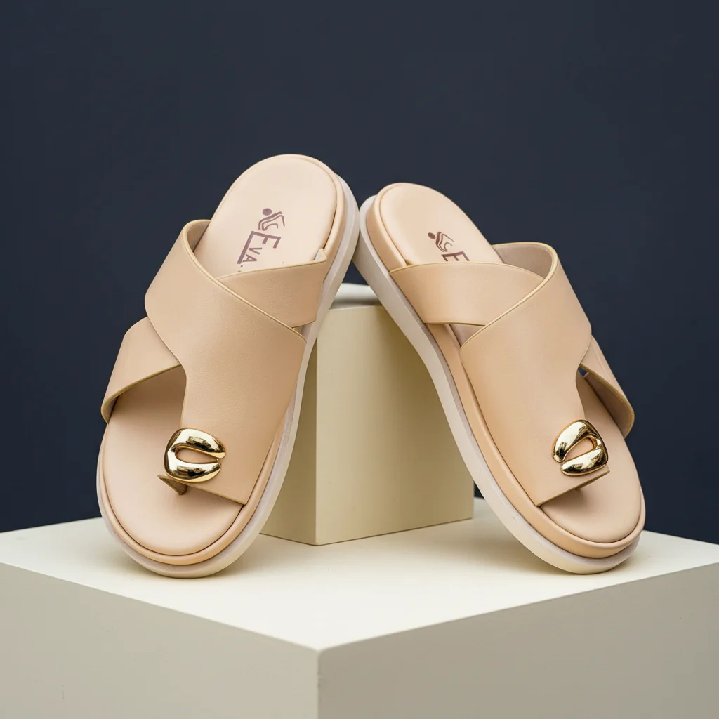 Eva Claquette Orthopedique Beige - Image 4