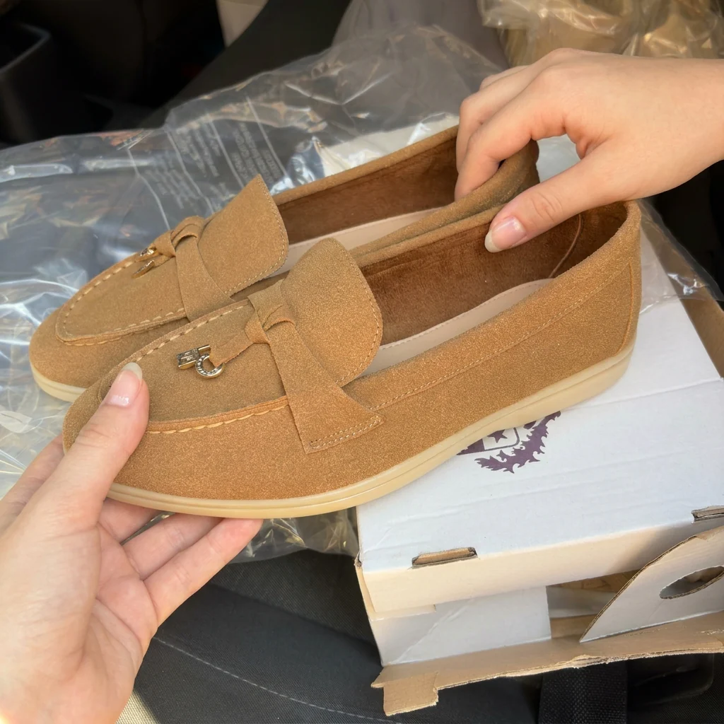 Loro piana mocassin marron tabac - Image 6