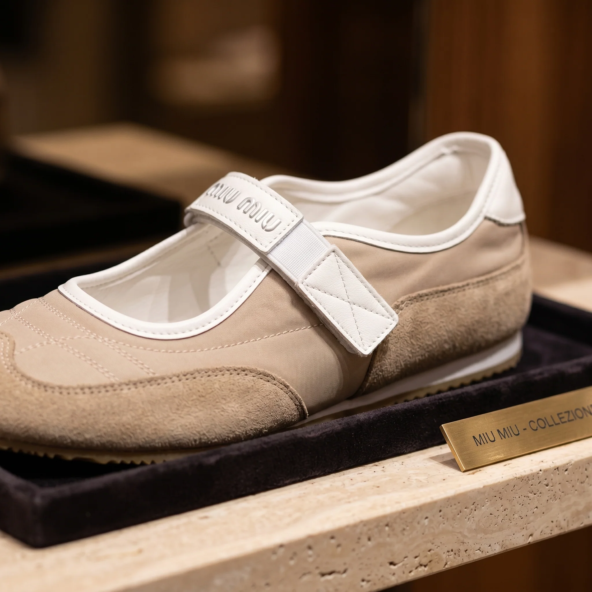 Miu Miu Sneakirina Beige - Image 10