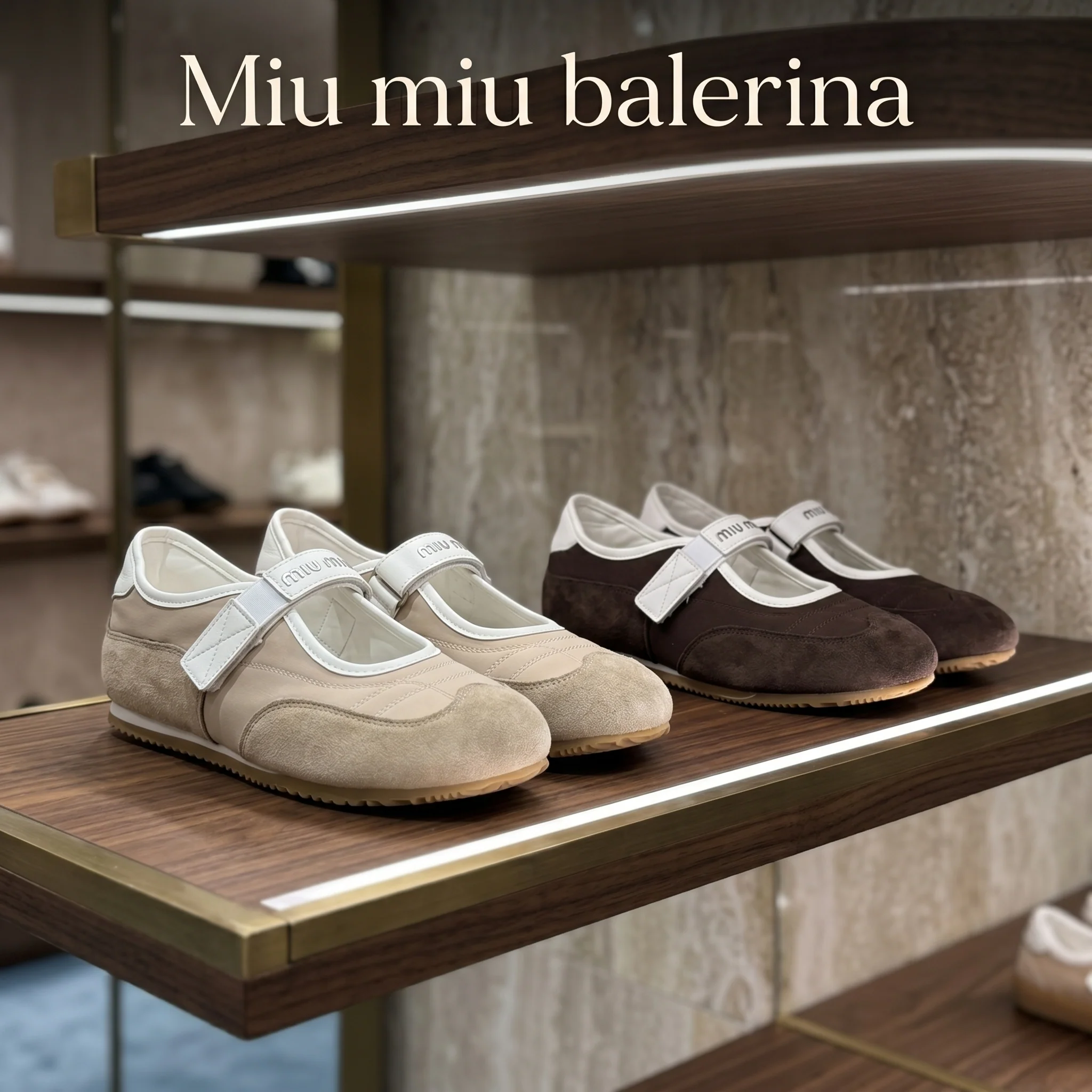 Miu Miu Sneakirina Beige - Image 13
