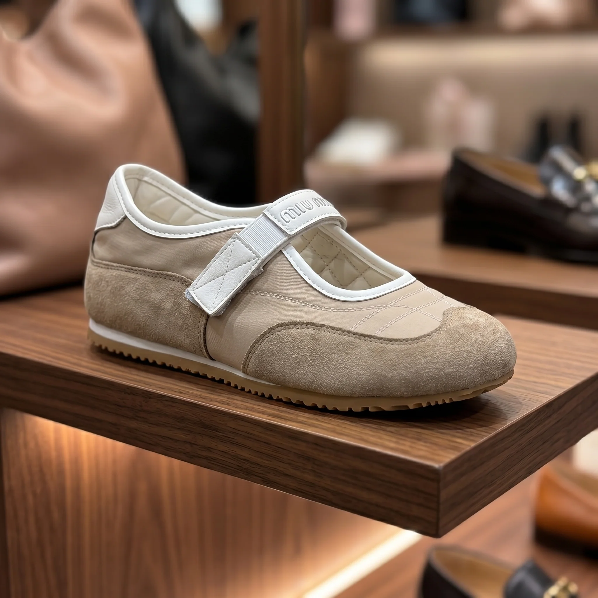 Miu Miu Sneakirina Beige - Image 9
