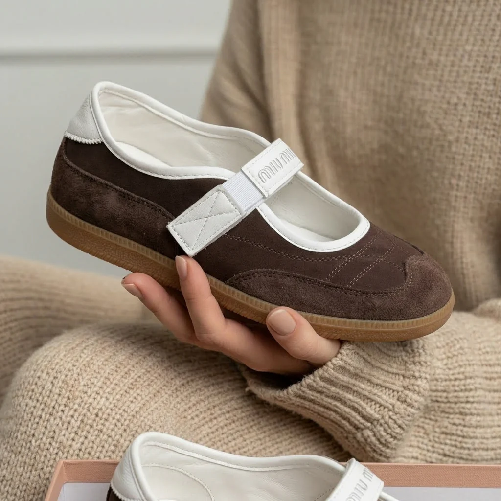 Miu Miu Sneakirina Marron - Image 12
