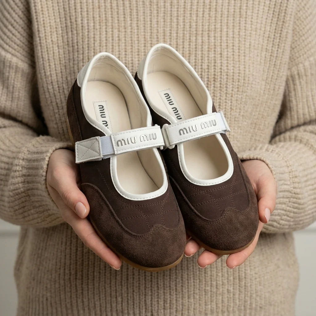 Miu Miu Sneakirina Marron - Image 4
