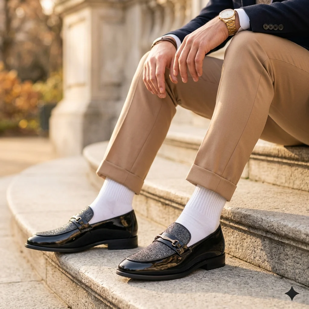 Mocassin luxe en cuir homme - Image 3