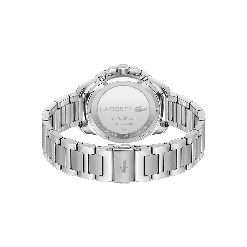 MONTRE Lacoste Stainless Steel Black Dial Multi-function Men\'s Watch - Image 3