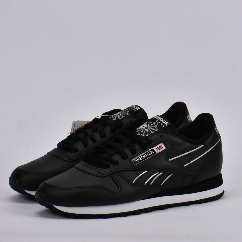 REEBOK CLASSIC LEATHER BLACK/BLACK/WHITE - Image 2