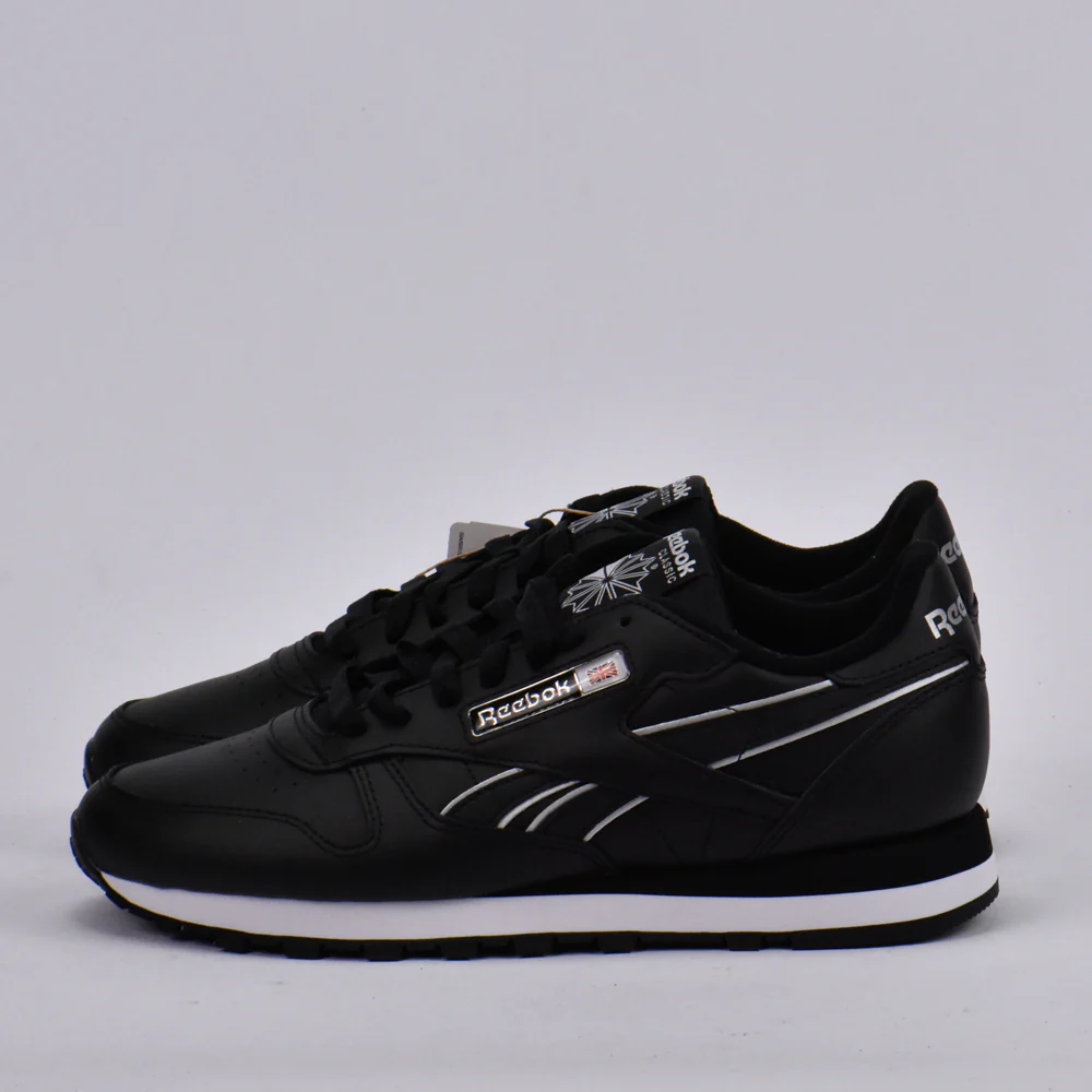 REEBOK CLASSIC LEATHER BLACK/BLACK/WHITE - Image 3