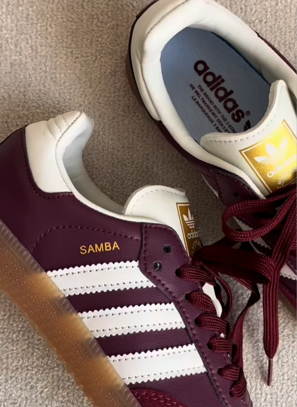 Adidas SAMBA Grenat (للنساء) - Image 13