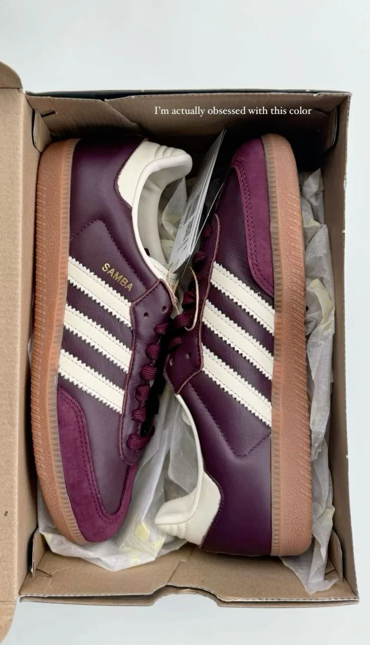 Adidas SAMBA Grenat (للنساء) - Image 17
