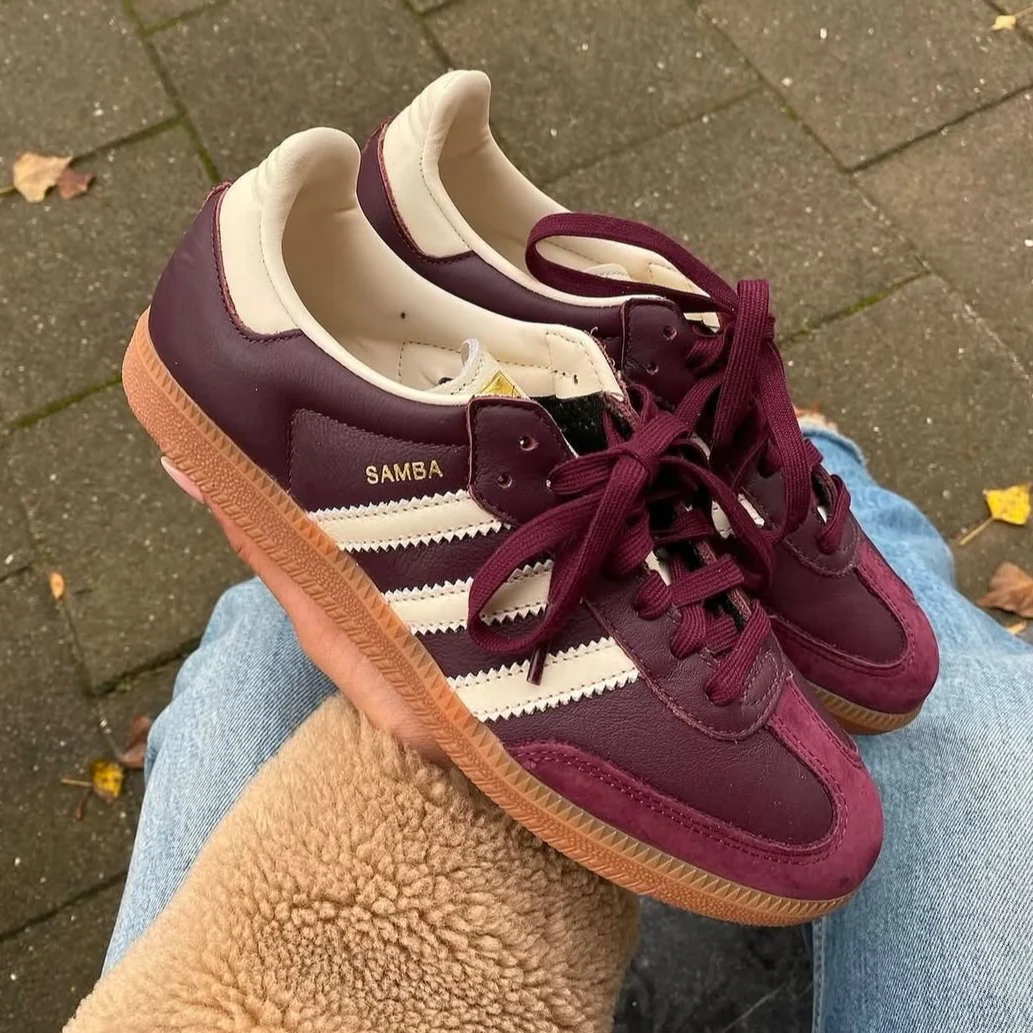 Adidas SAMBA Grenat (للنساء) - Image 3
