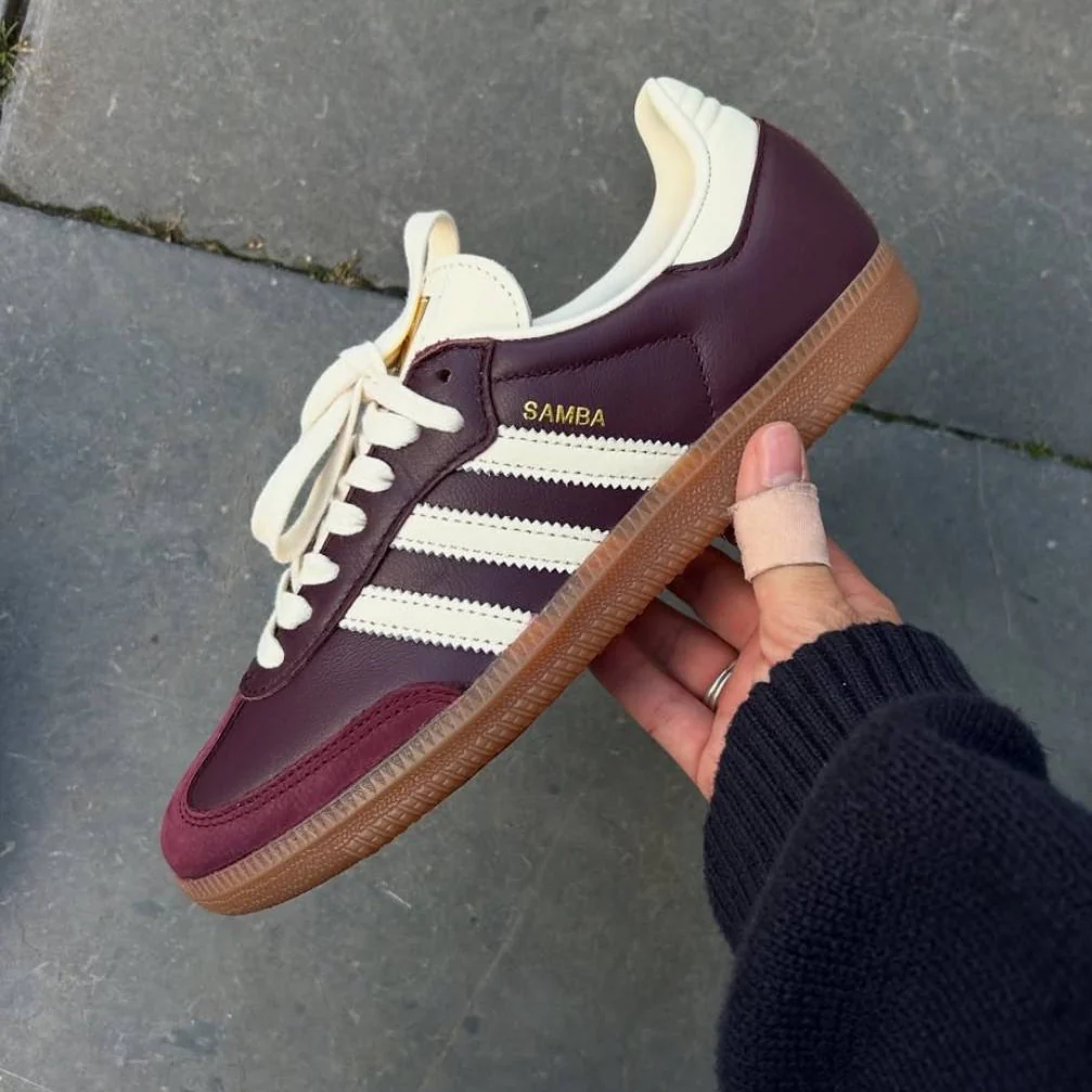 Adidas SAMBA Grenat (للنساء) - Image 4