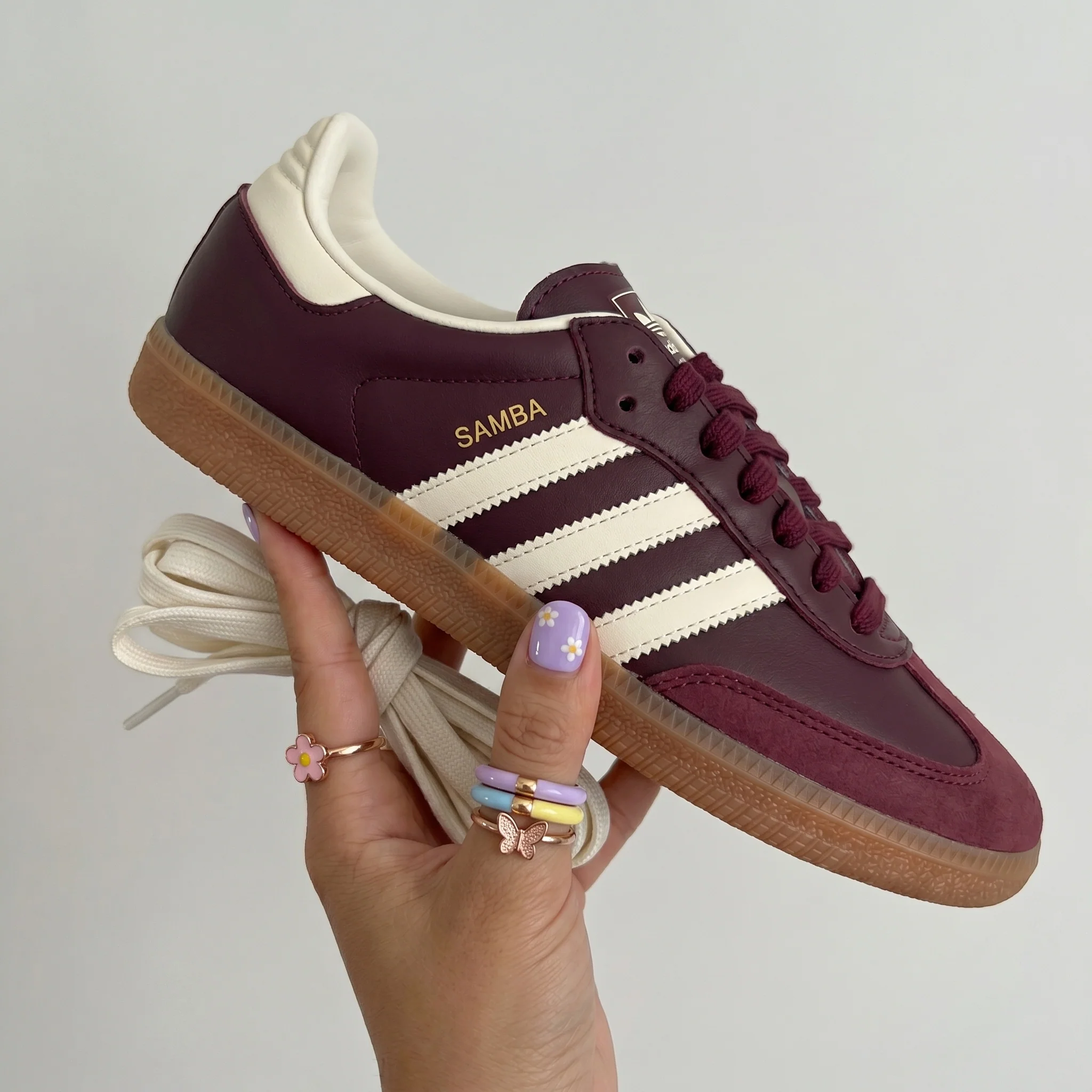 Adidas SAMBA Grenat (للنساء) - Image 5