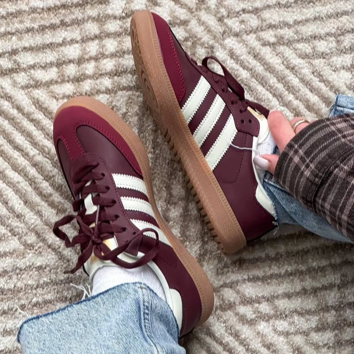 Adidas SAMBA Grenat (للنساء) - Image 8