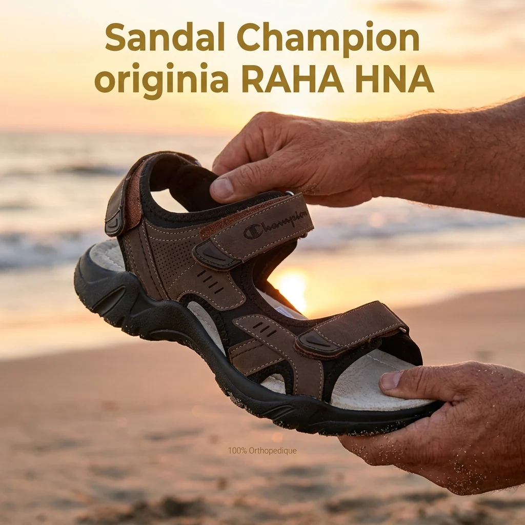 SANDAL CHAMPION MARRON Original - Image 5