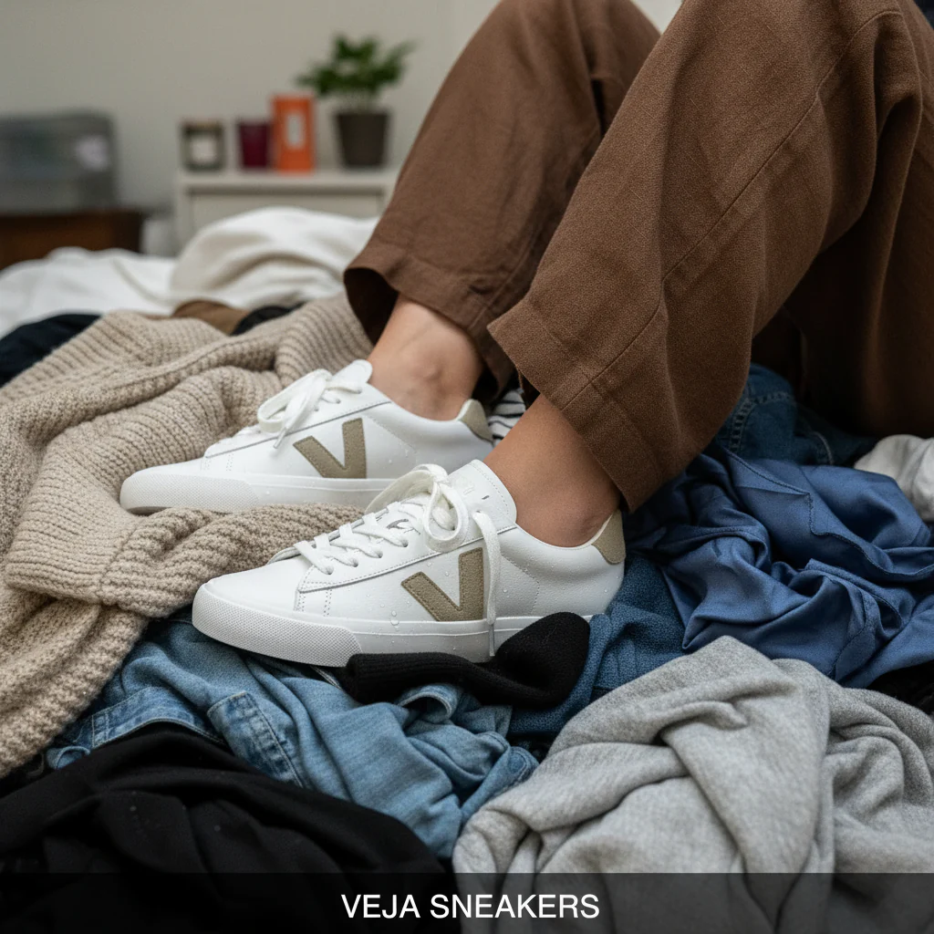 VEJA sneakers (Blanche khaki) - Image 12