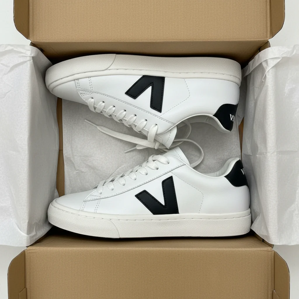 VEJA sneakers Blanche noir - Image 12