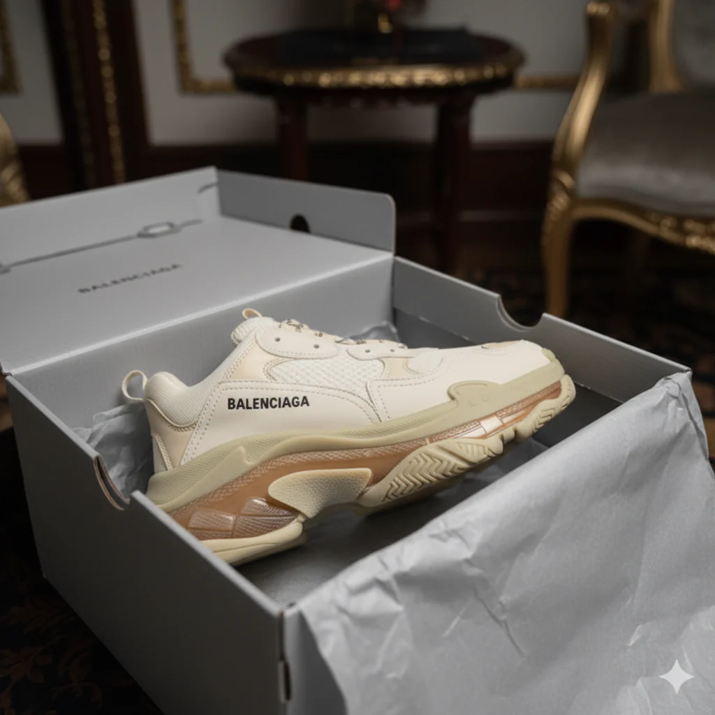 B.a.l.e.n.c.i.a.ga Triple S Beige - Image 11