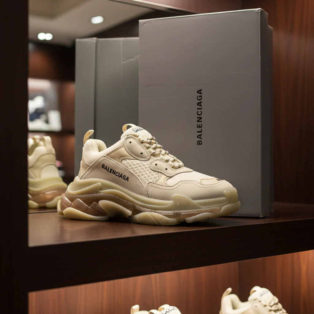 B.a.l.e.n.c.i.a.ga Triple S Beige - Image 12