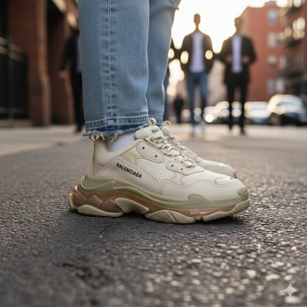 B.a.l.e.n.c.i.a.ga Triple S Beige - Image 6